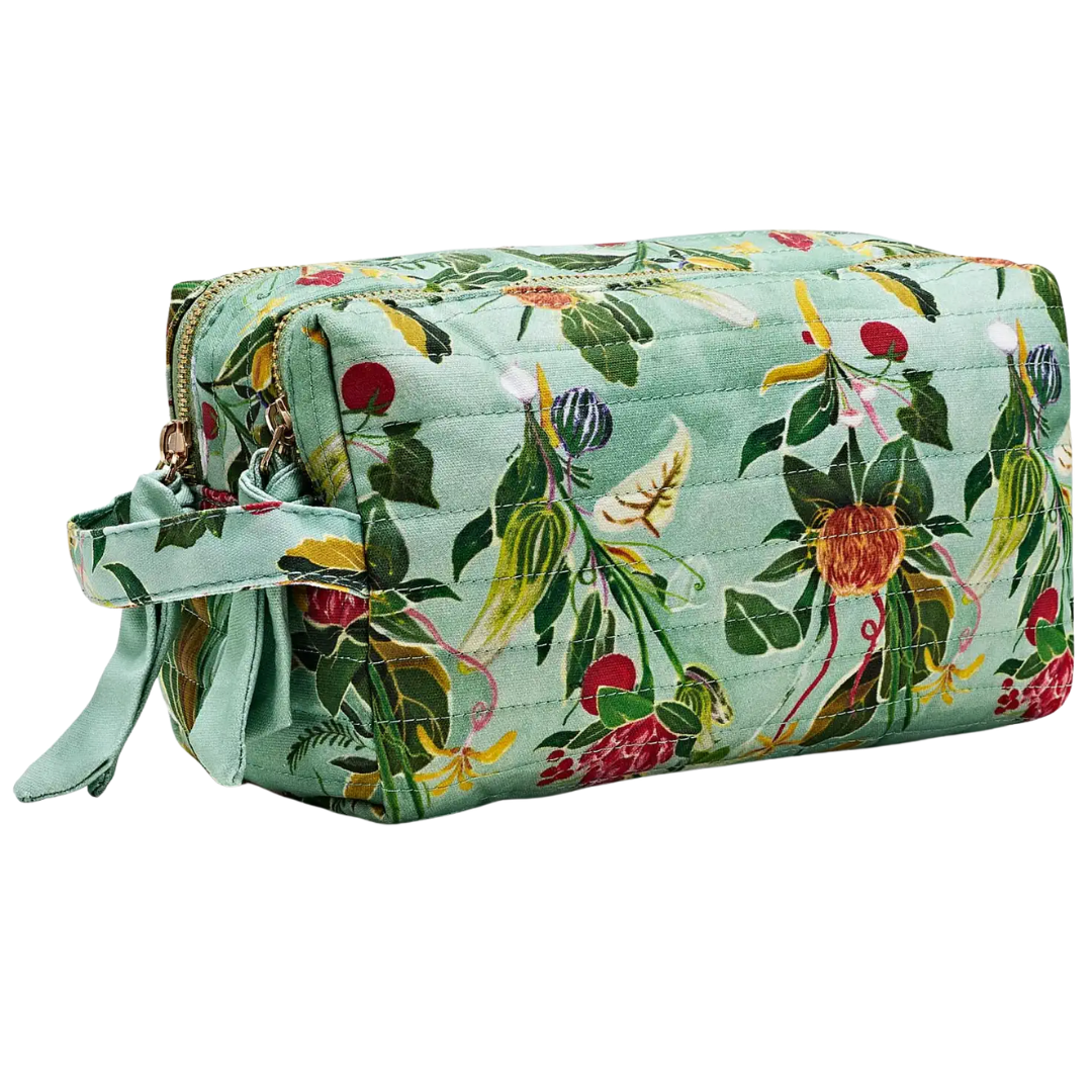 Large Toiletry Bag in Painted Farm Green