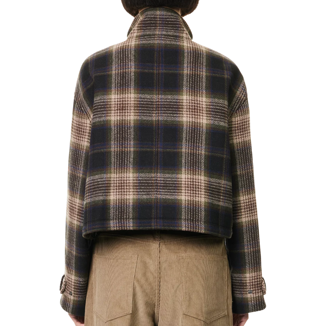 Bateman Woven Jacket in Black Mutli