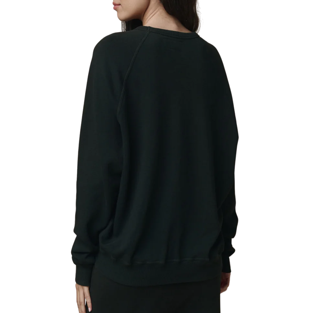 The College Sweatshirt in Almost Black