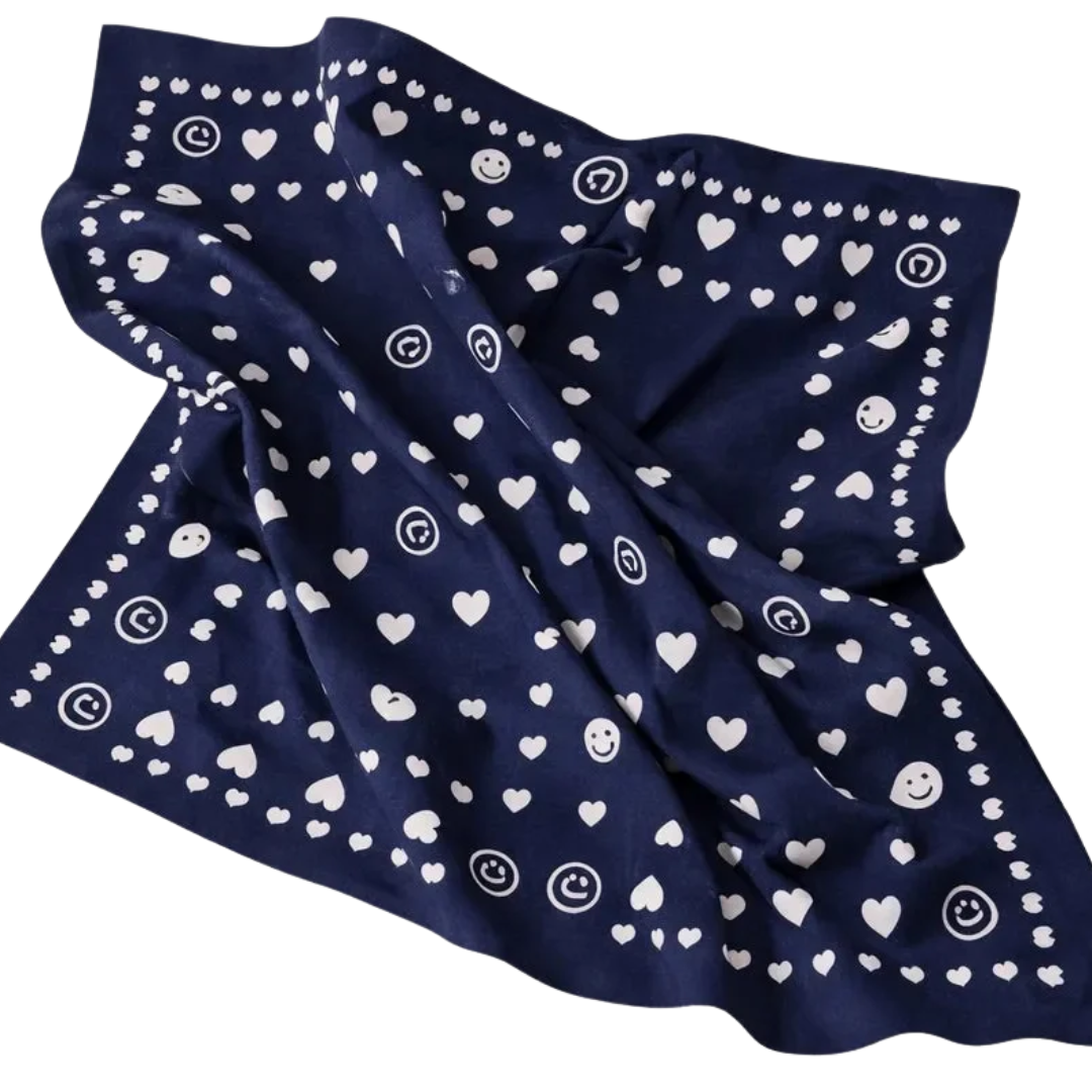 KR Bandana in Indigo Blue