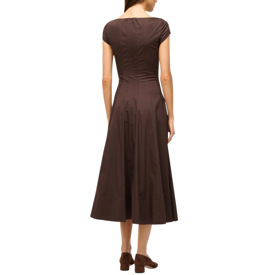 Short Sleeve Wells Dress in Earth
