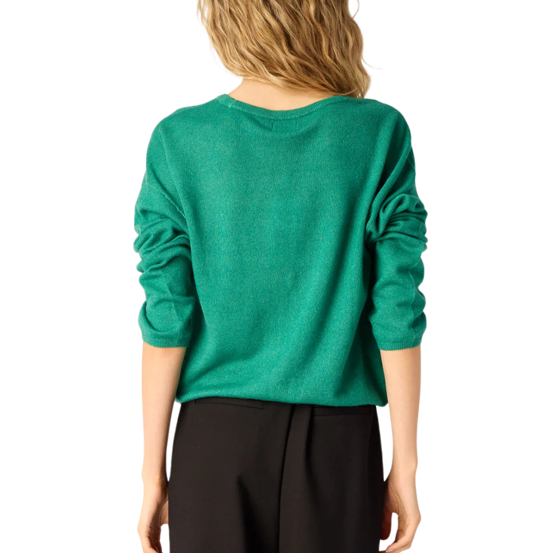 Leith Wool Sweater in Verdant