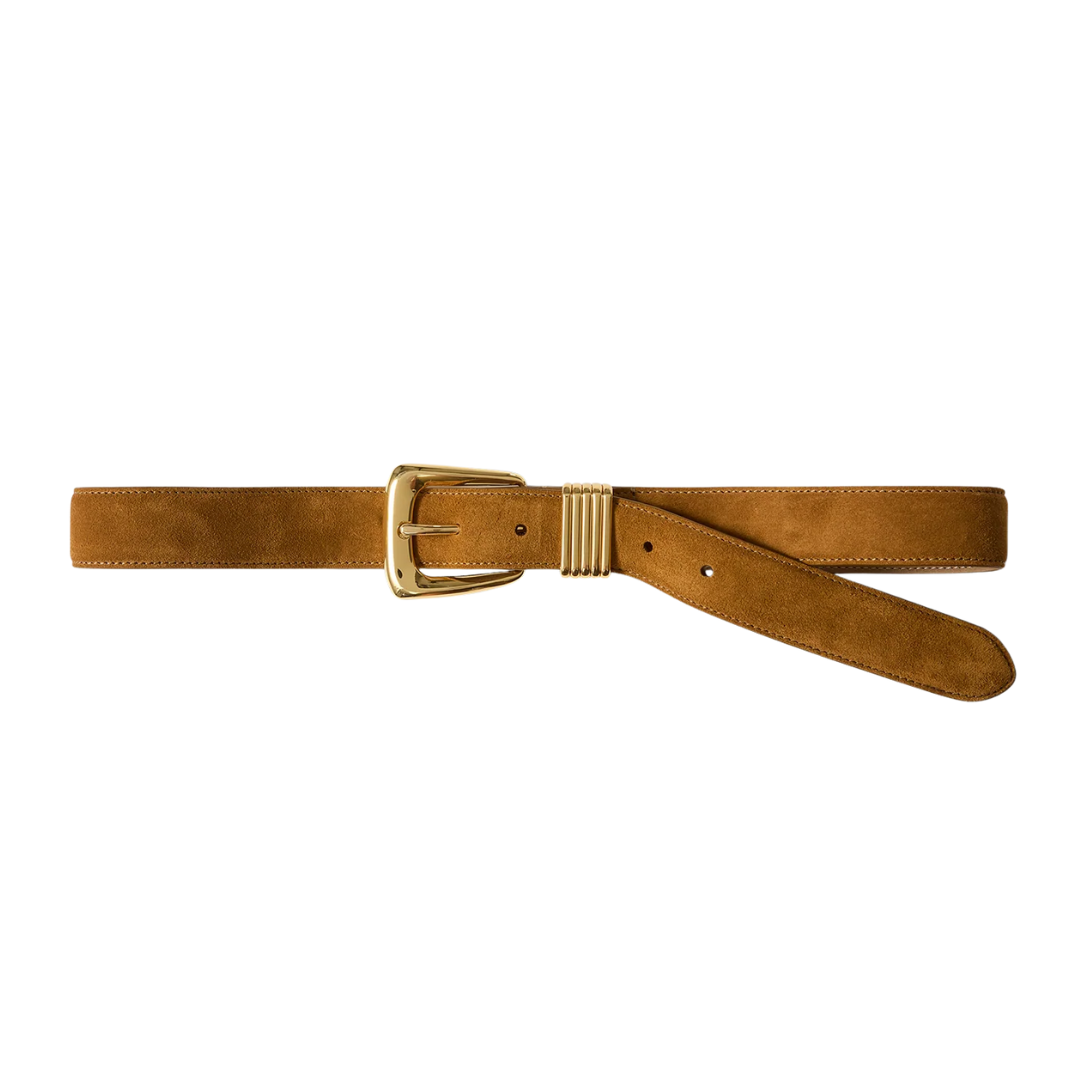 Arch Suede Belt in Acorn