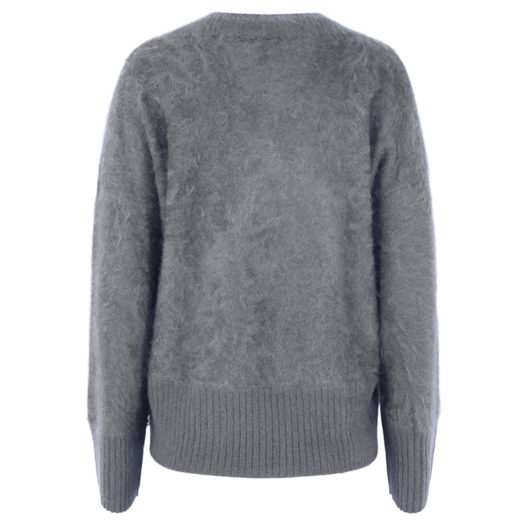 Brushed Boxy V in Feather