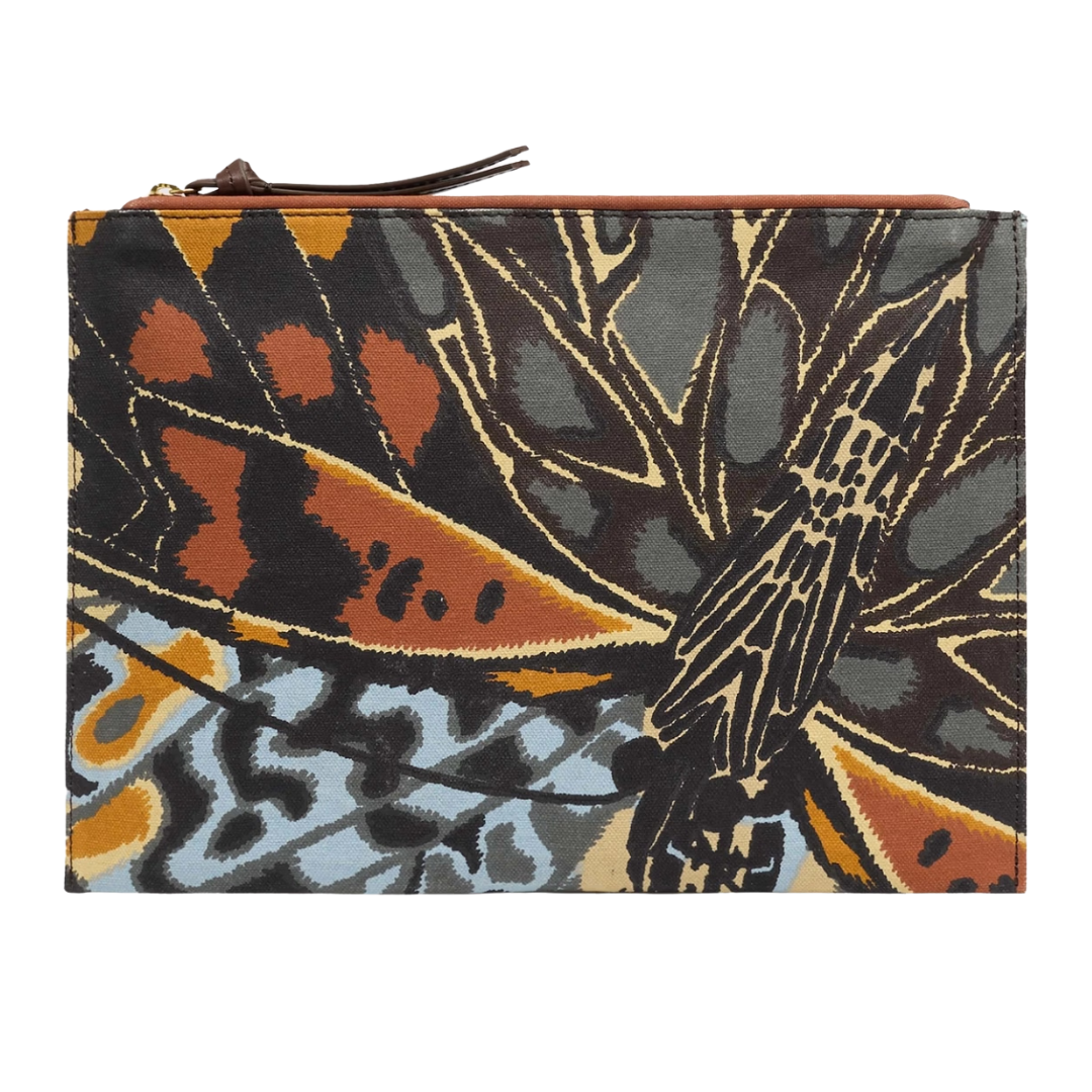 Papillons Pouch in Naturel