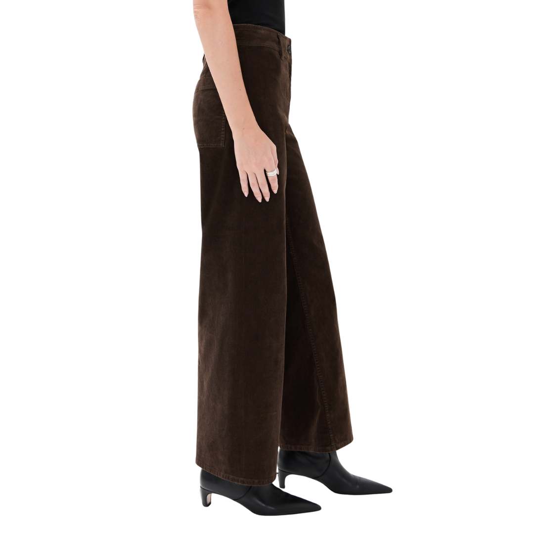 Megan Corduroy Pant in Chocolate Brown