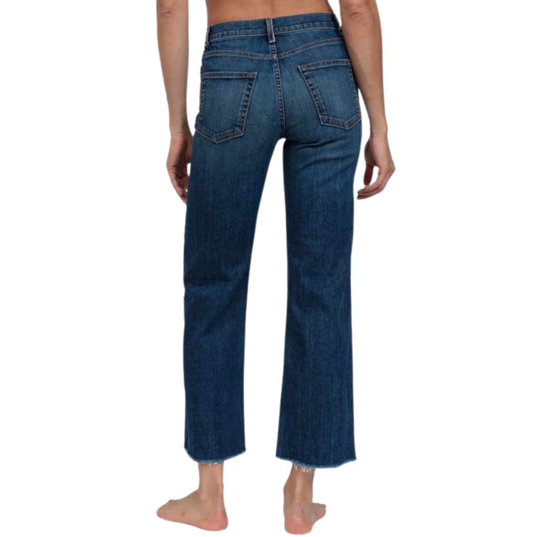 Crop Wide Leg in Chevelle