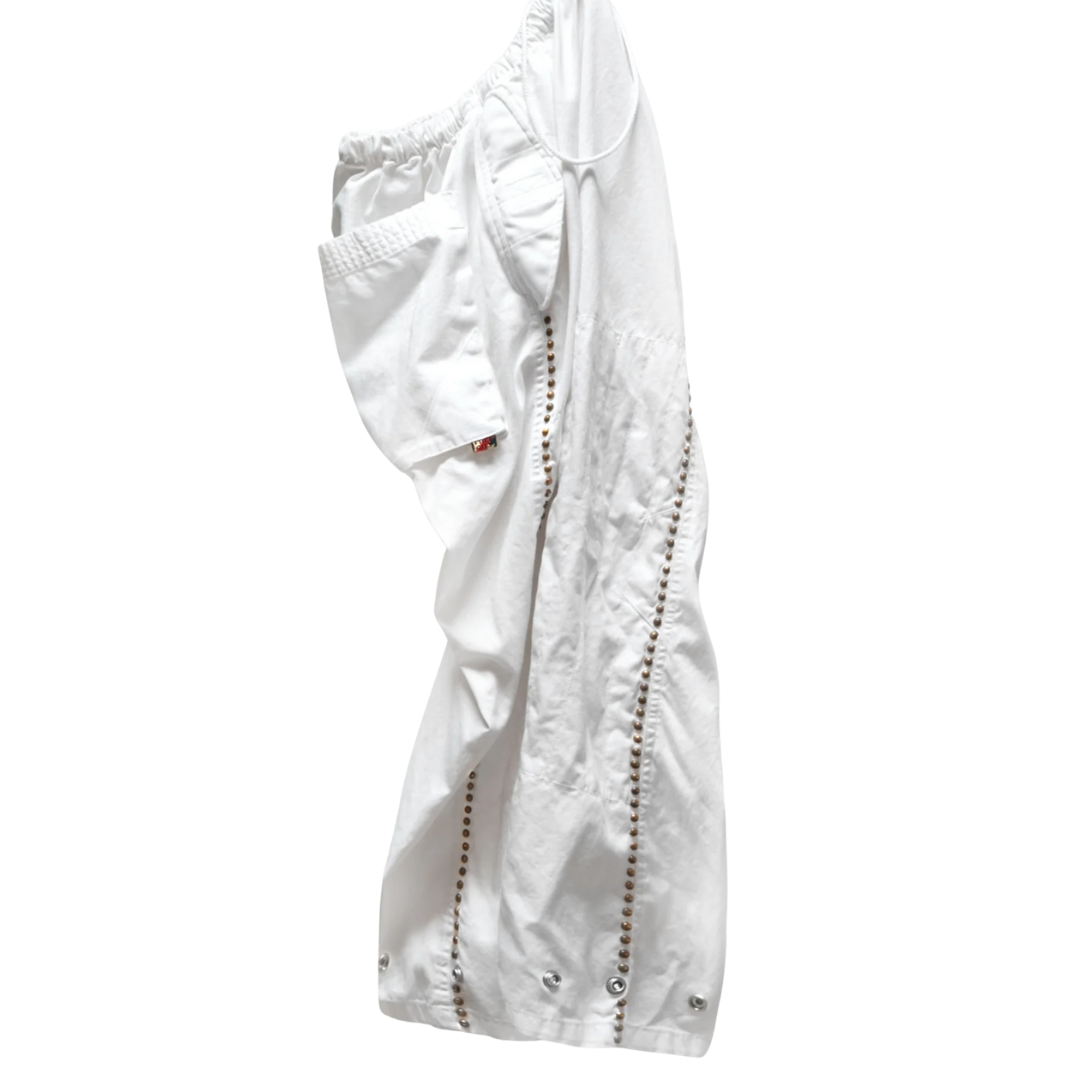 Canyonkid Japanese Twill Homestud Karate Pant in Supervintage White