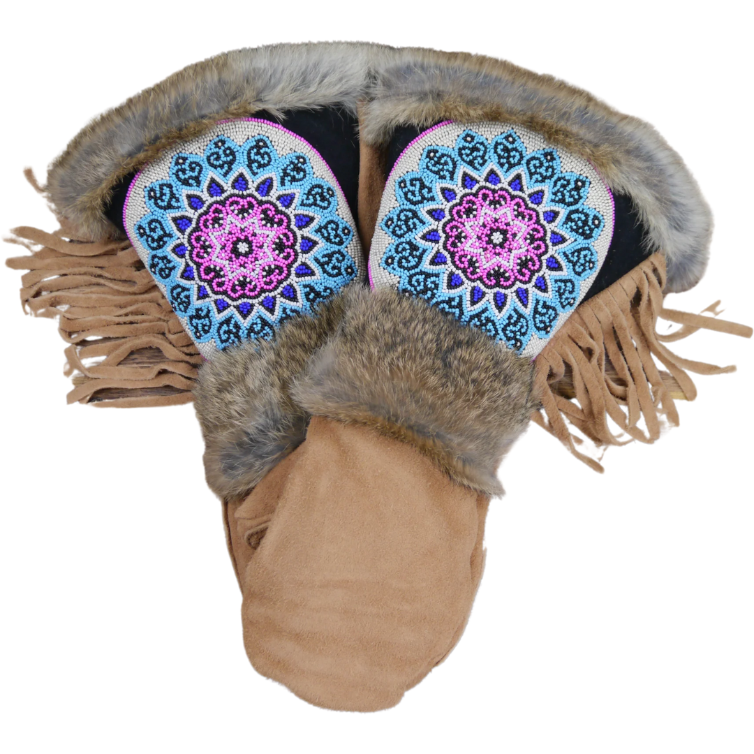 Park Mittens in Brown