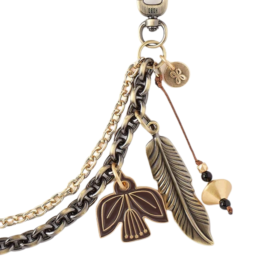 Dove Feather Metal Swag