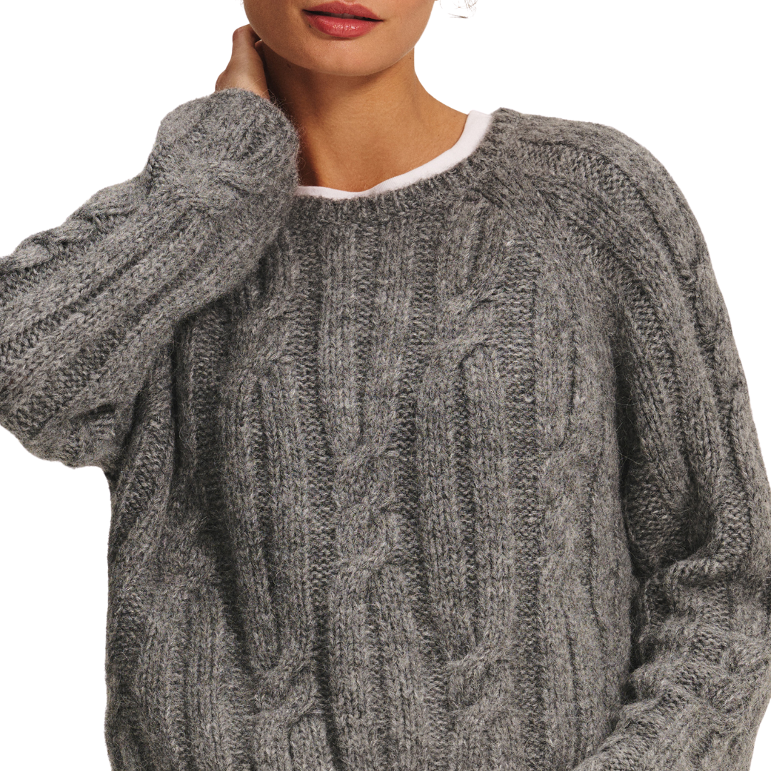 Marina Sweater in Heather Grey