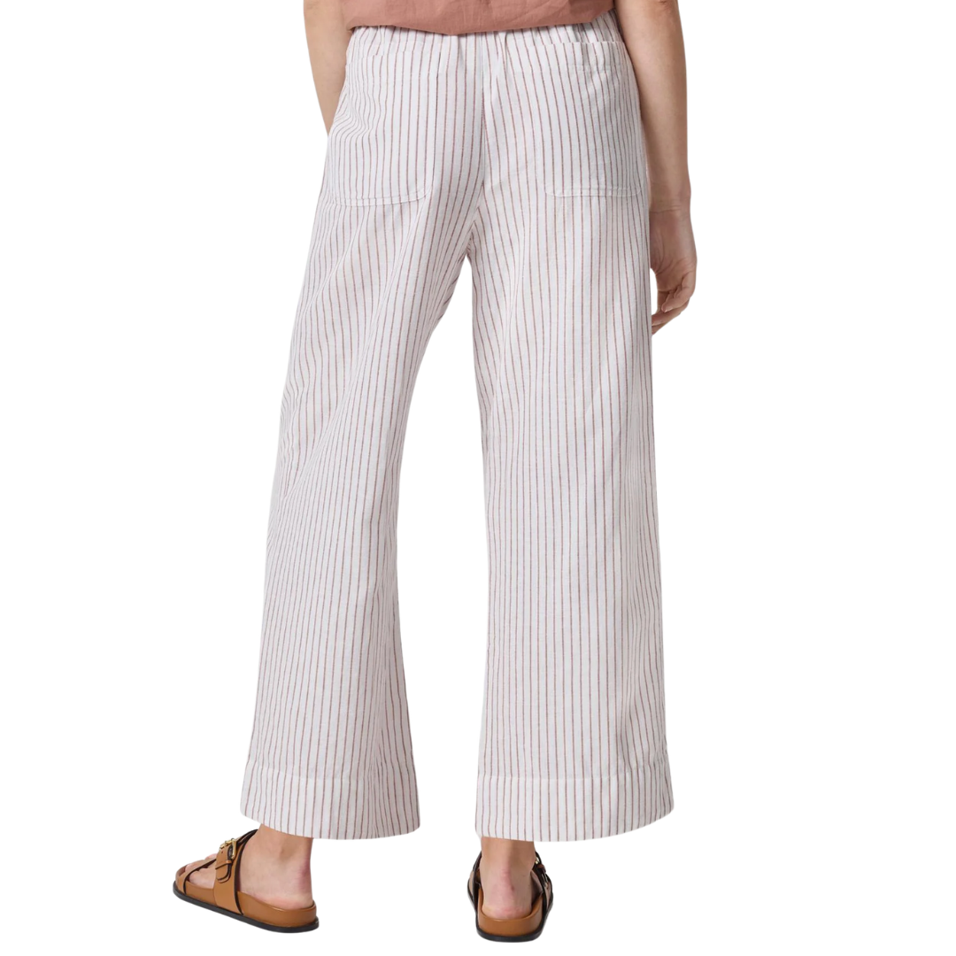 Striped Pant in Bark Stripe
