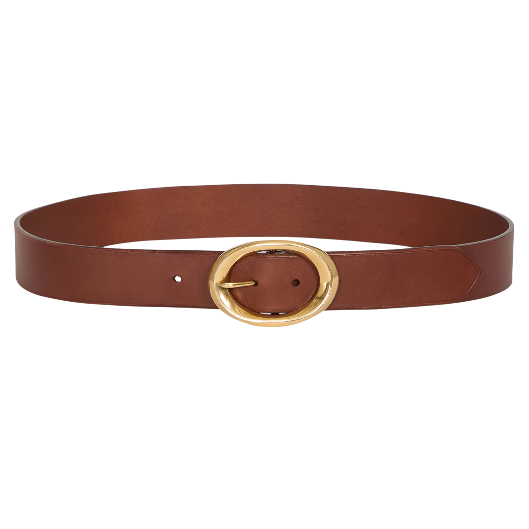 Wide Belt in Dark Luggage