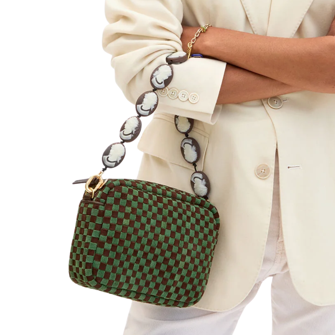 Shortie Strap in Brown/Cream Cameo