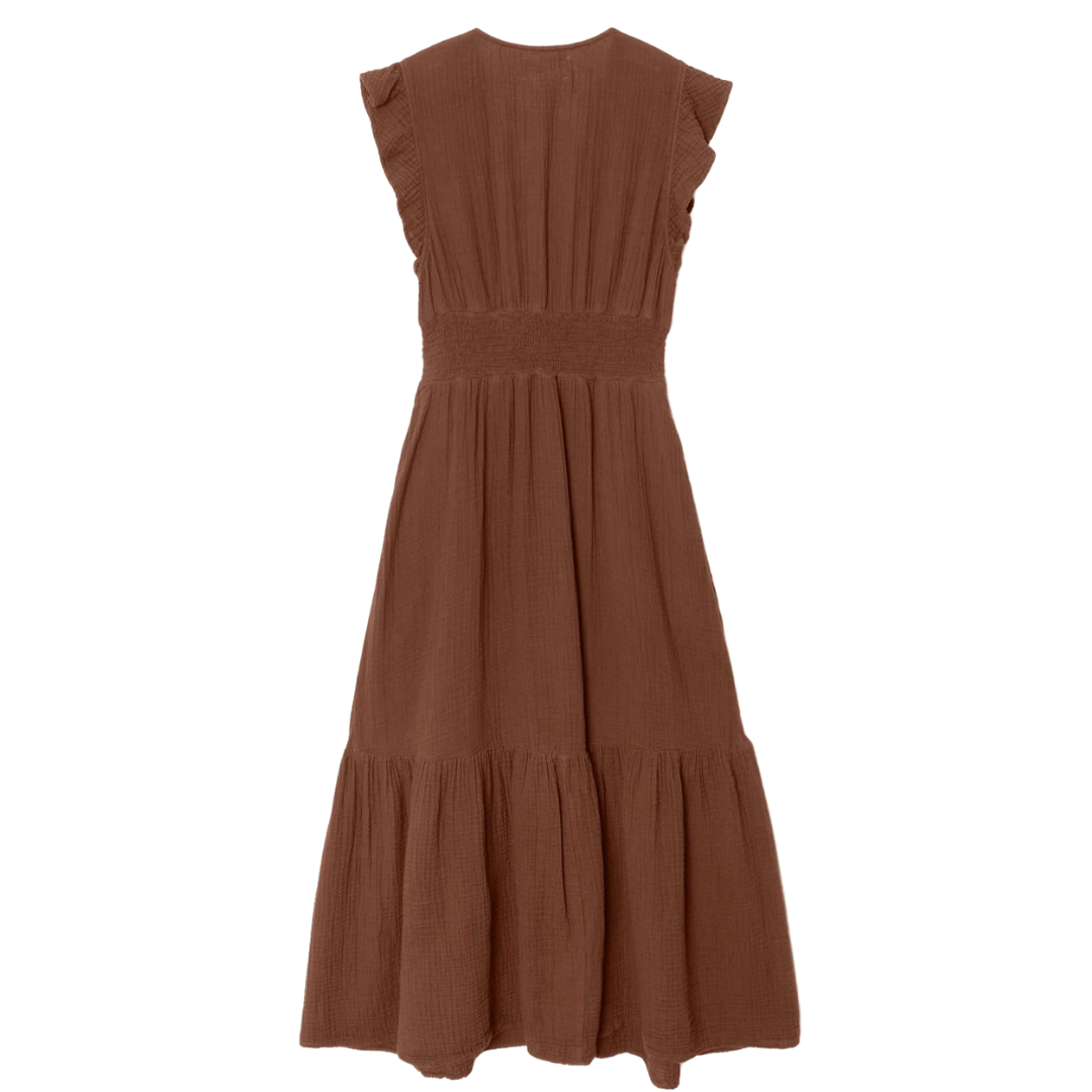 Davana Dress in Cocoa Bean