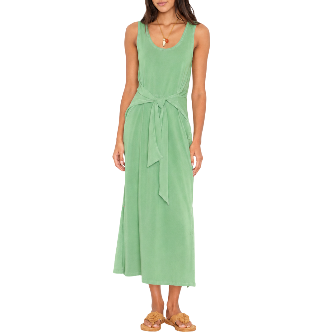 Tia Dress in Green Grove