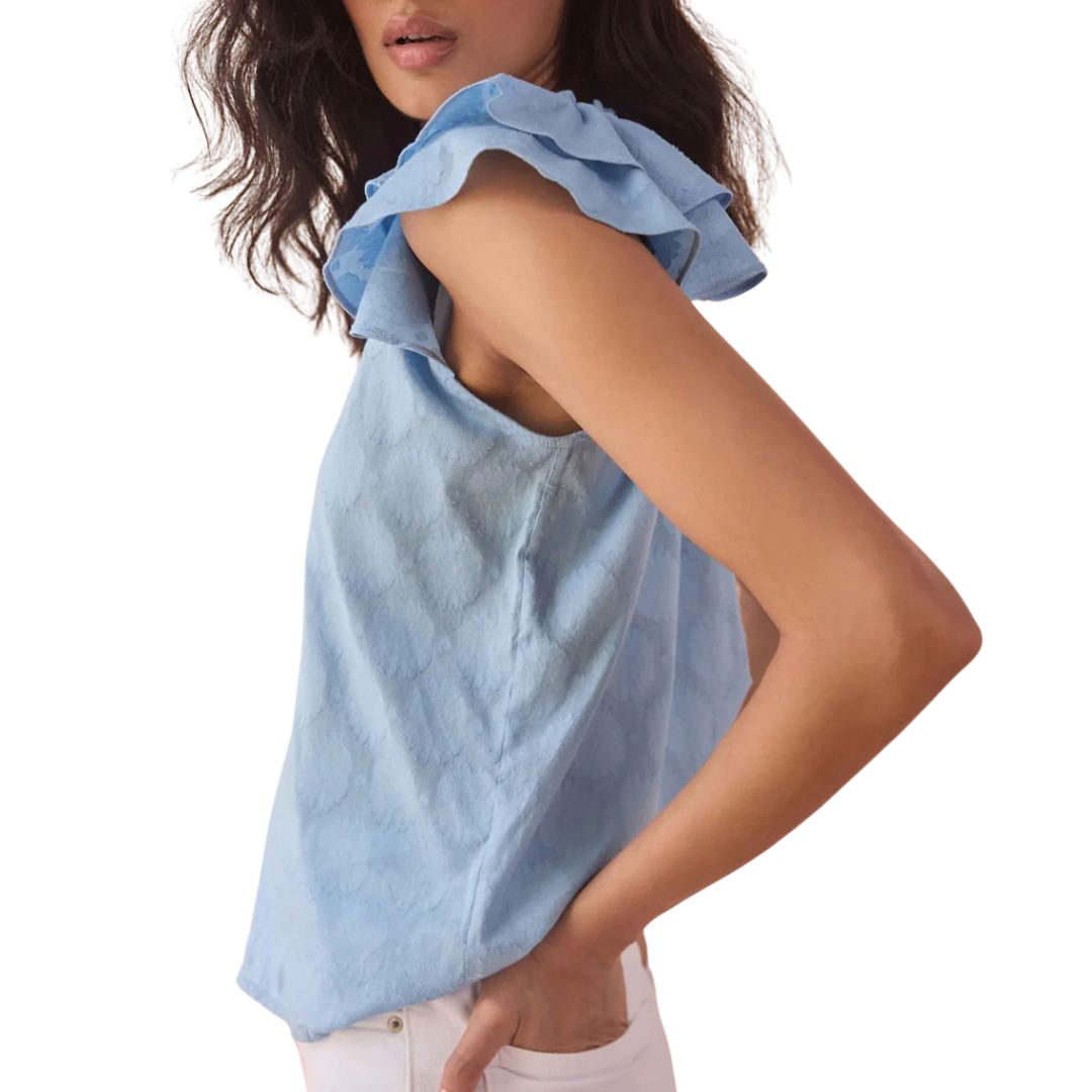 Wilora Blouse in Tate Hydrangea