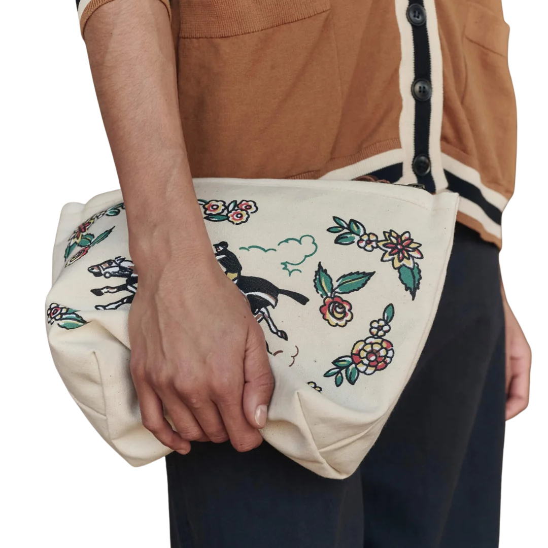 The Derby Pouch in Cream
