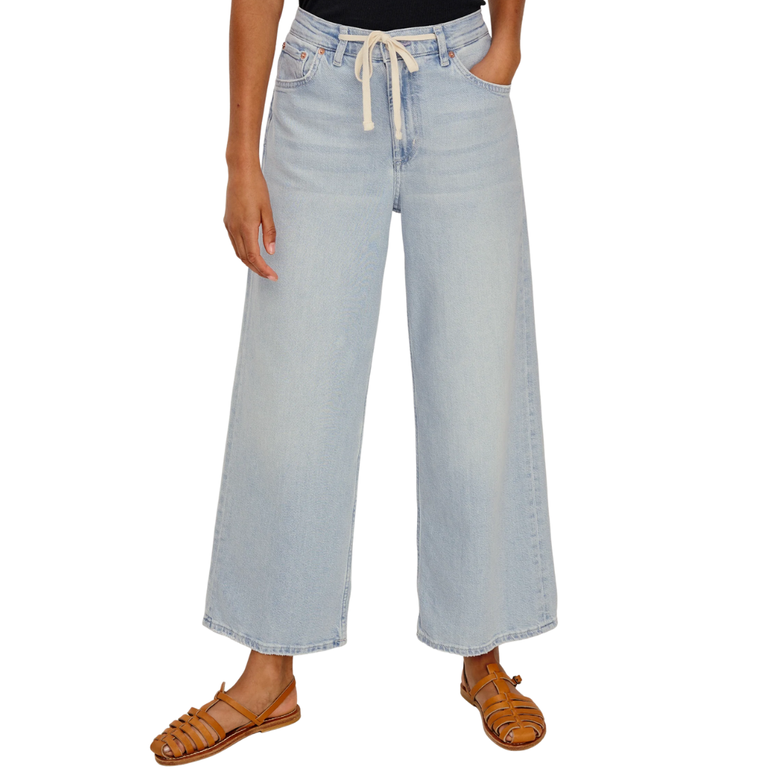 Angeleno Wide Leg Crop in Scuba