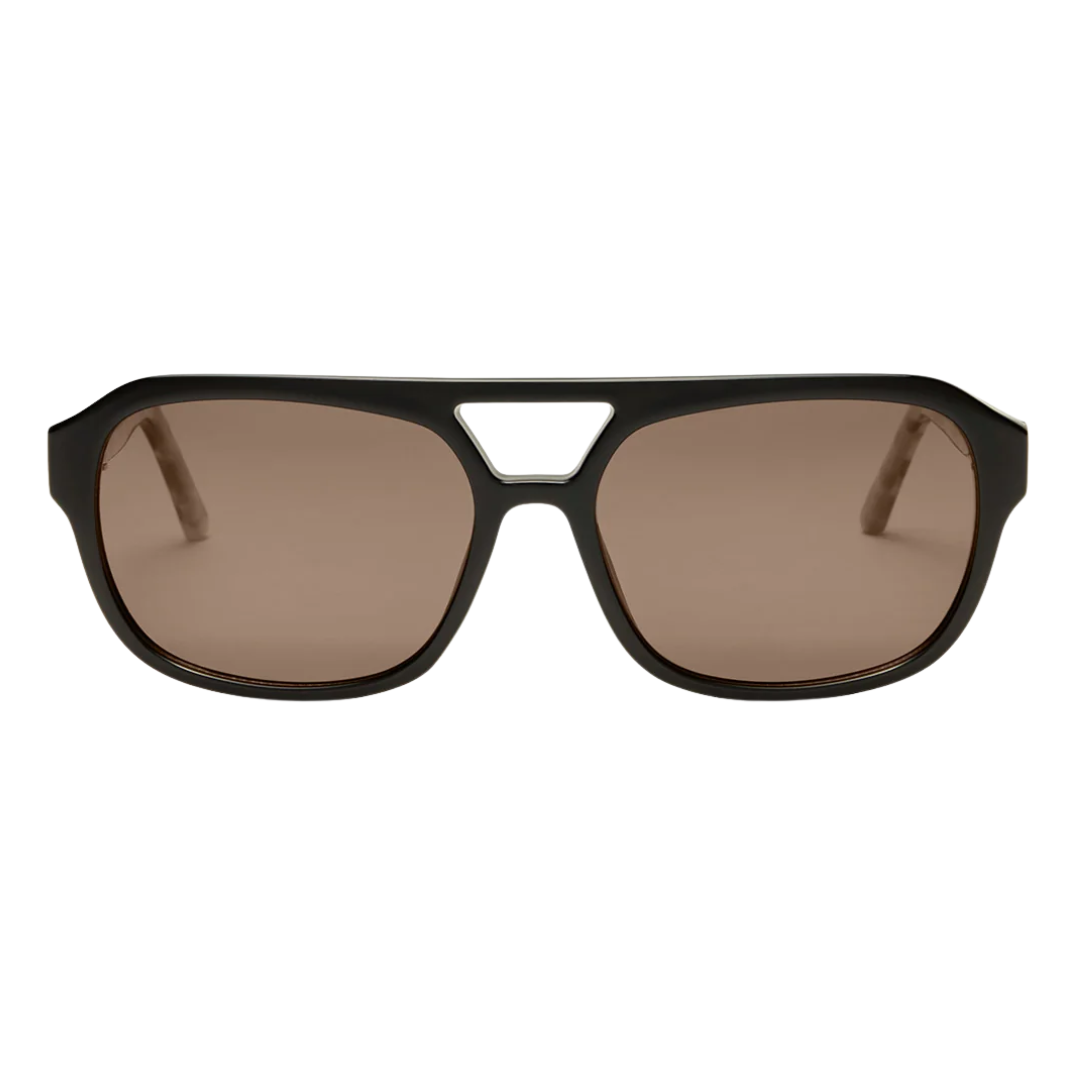 After Hour Polarized Sunglasses in Black Tort - Brown