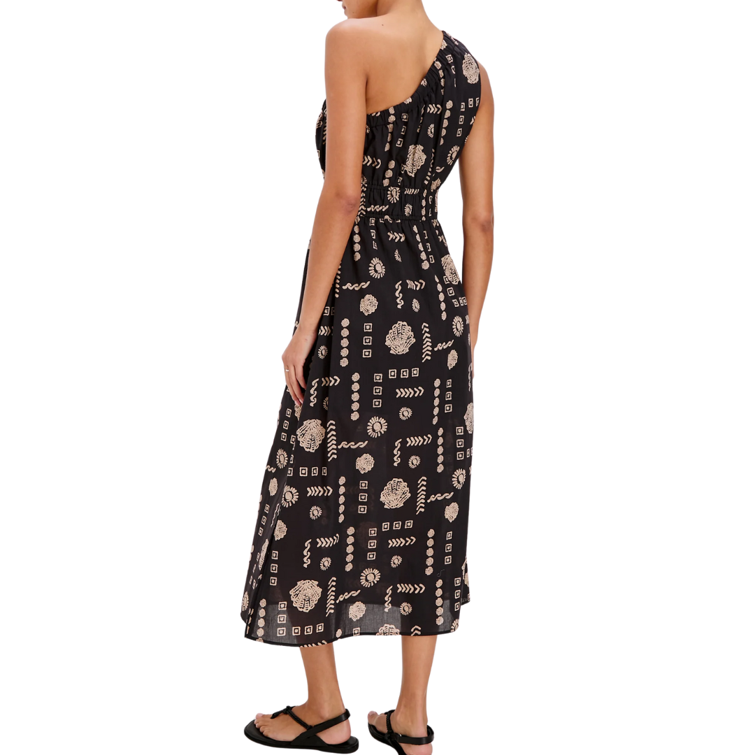 Selani Dress in Beach Shells