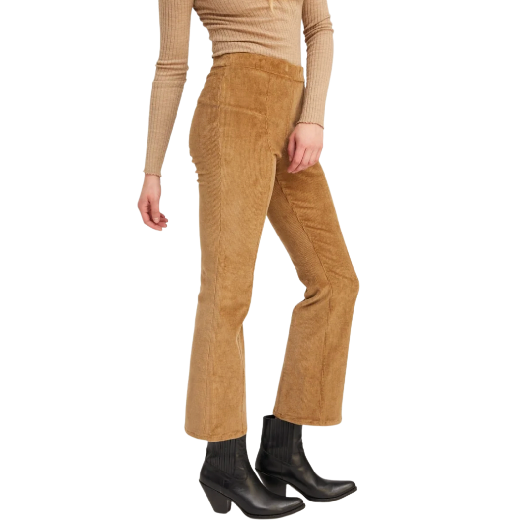 Ankle Flare with Princess Seams in Sepia