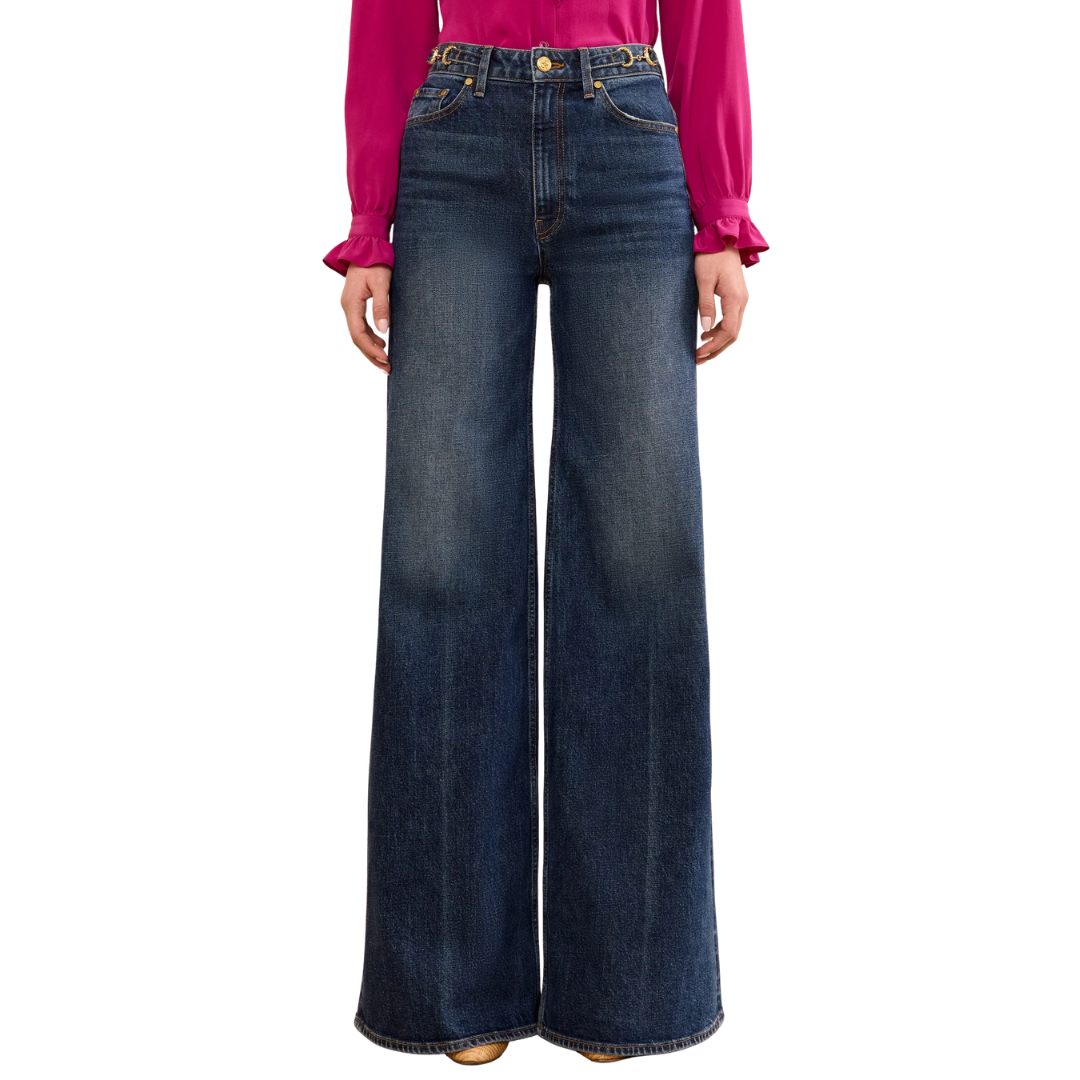 The Stretch Valory Flare Jean in Nile