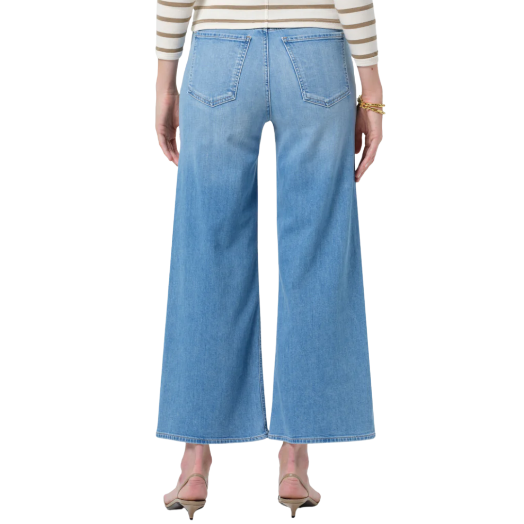 Lyra Wide Leg Crop Clean Hem in Andante