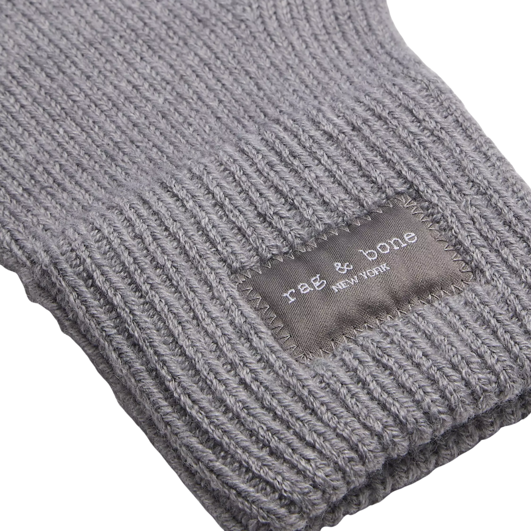 Blake Knit Gloves in Grey