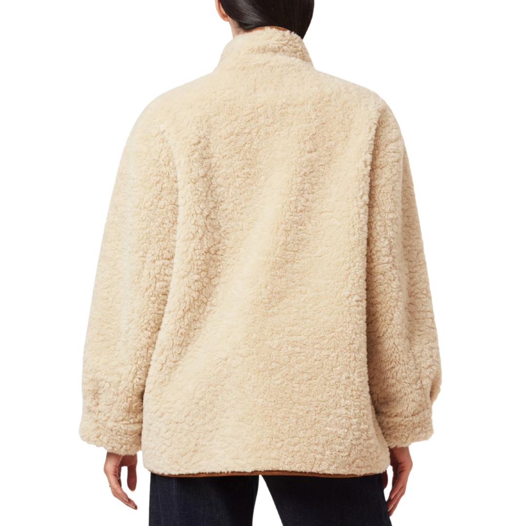 Shearling Coat in Natural