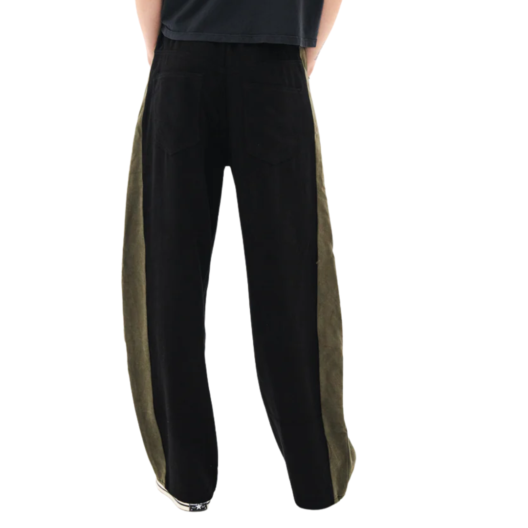 Cancun Pant in Safari Green/Black