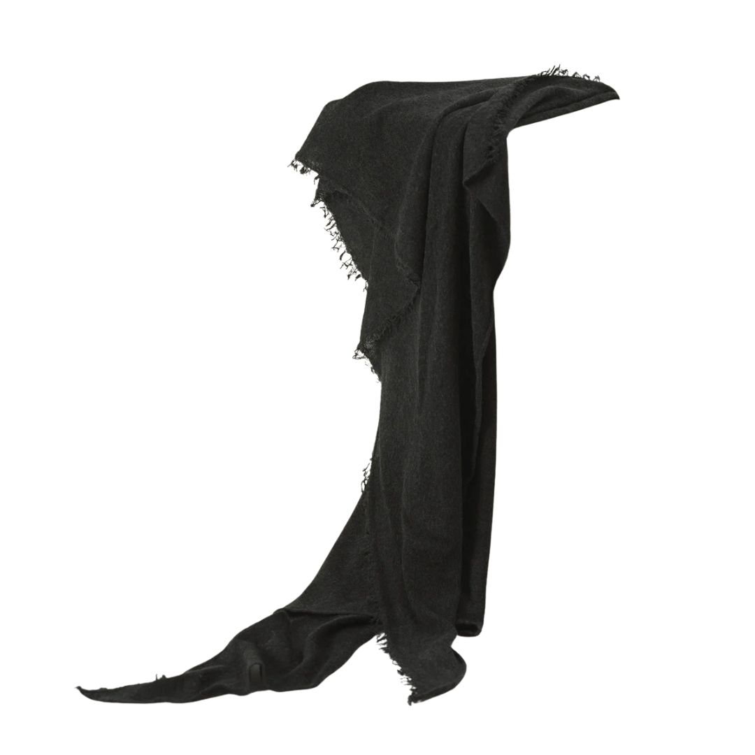 Love Scarf in Charcoal