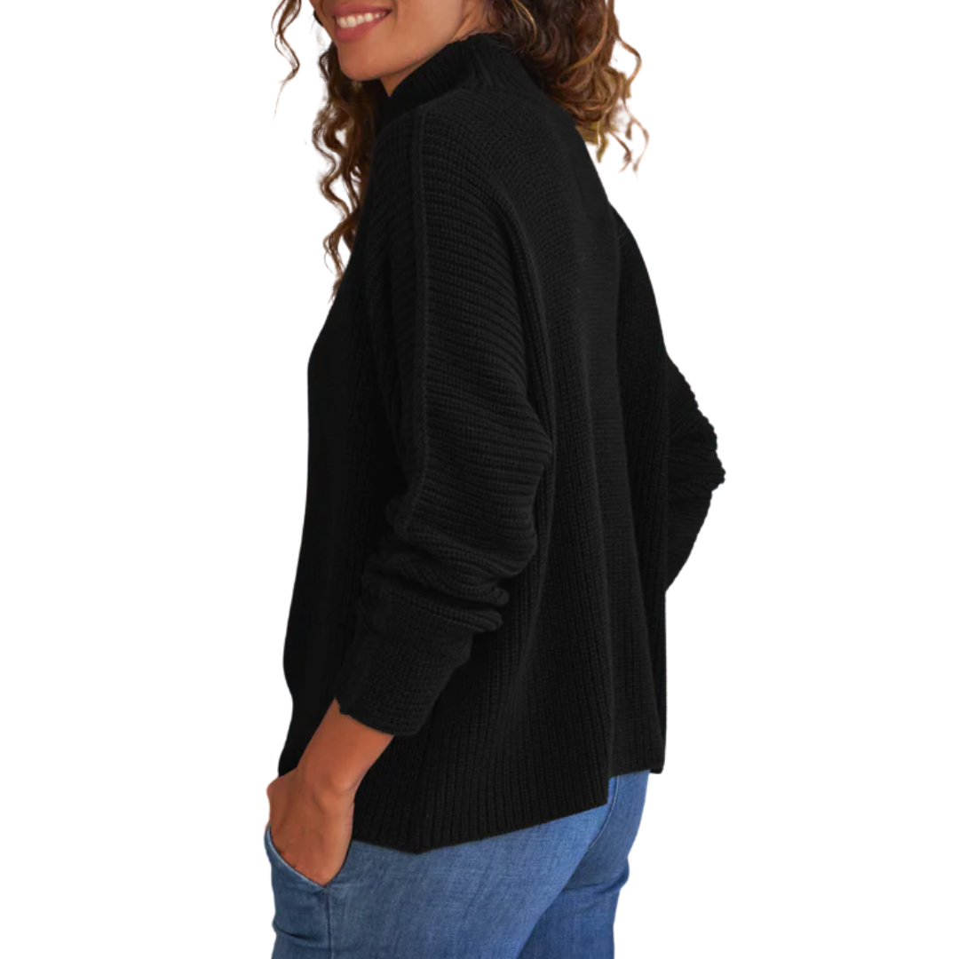 Montecito Turtleneck in Black