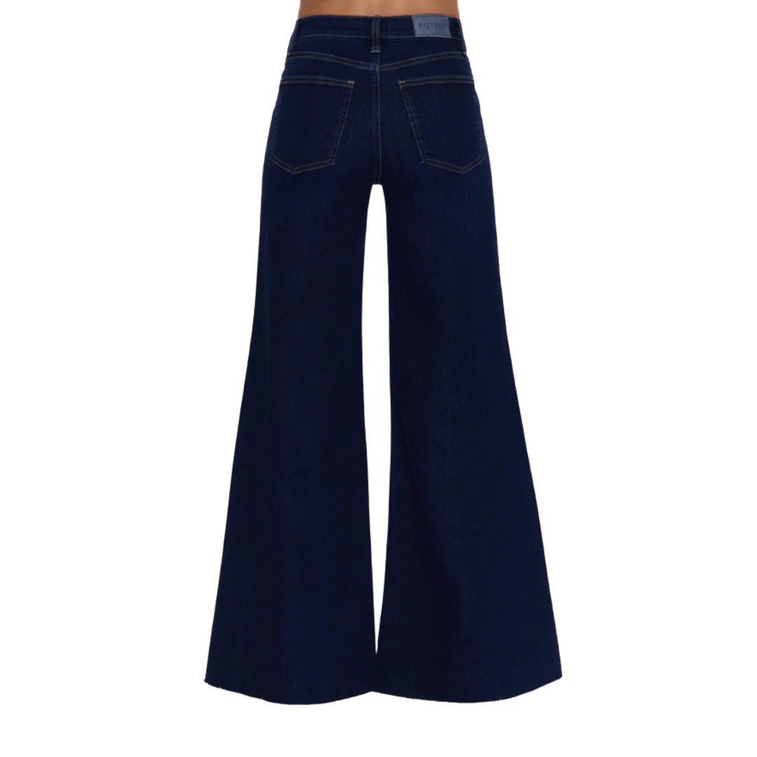 Izzy High Rise Wide Leg in Tristesse