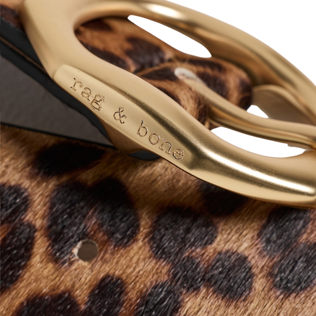 Audrey Belt in Leopard Hair Calf