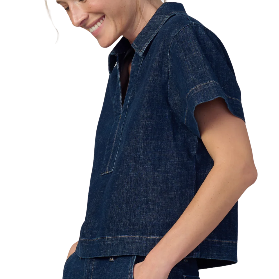 Lillian Popover Shirt in Out Of Control