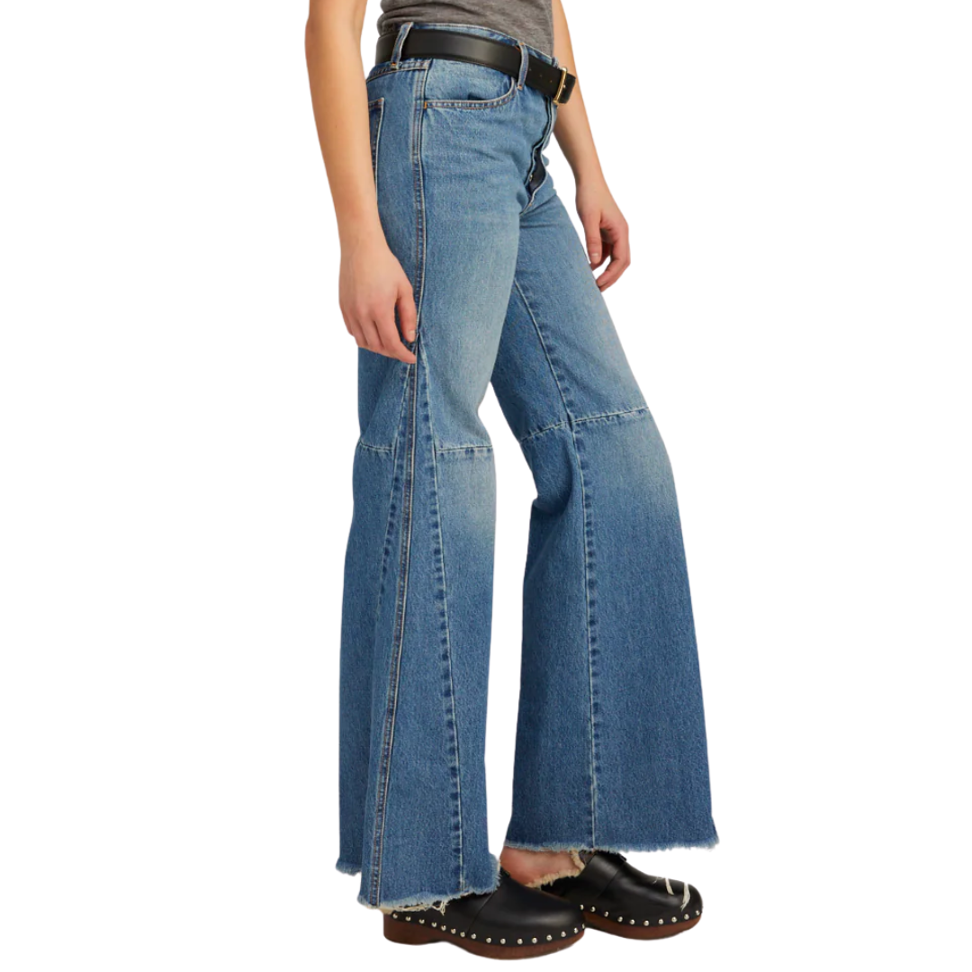 Patch Pocket Flare in Edith