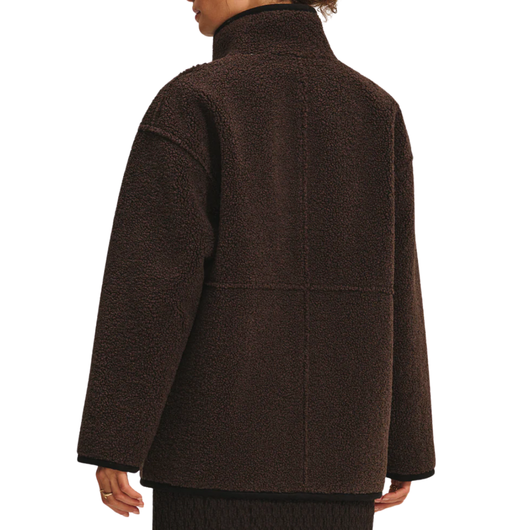 Shona Reversible Sherpa Jacket in Espresso