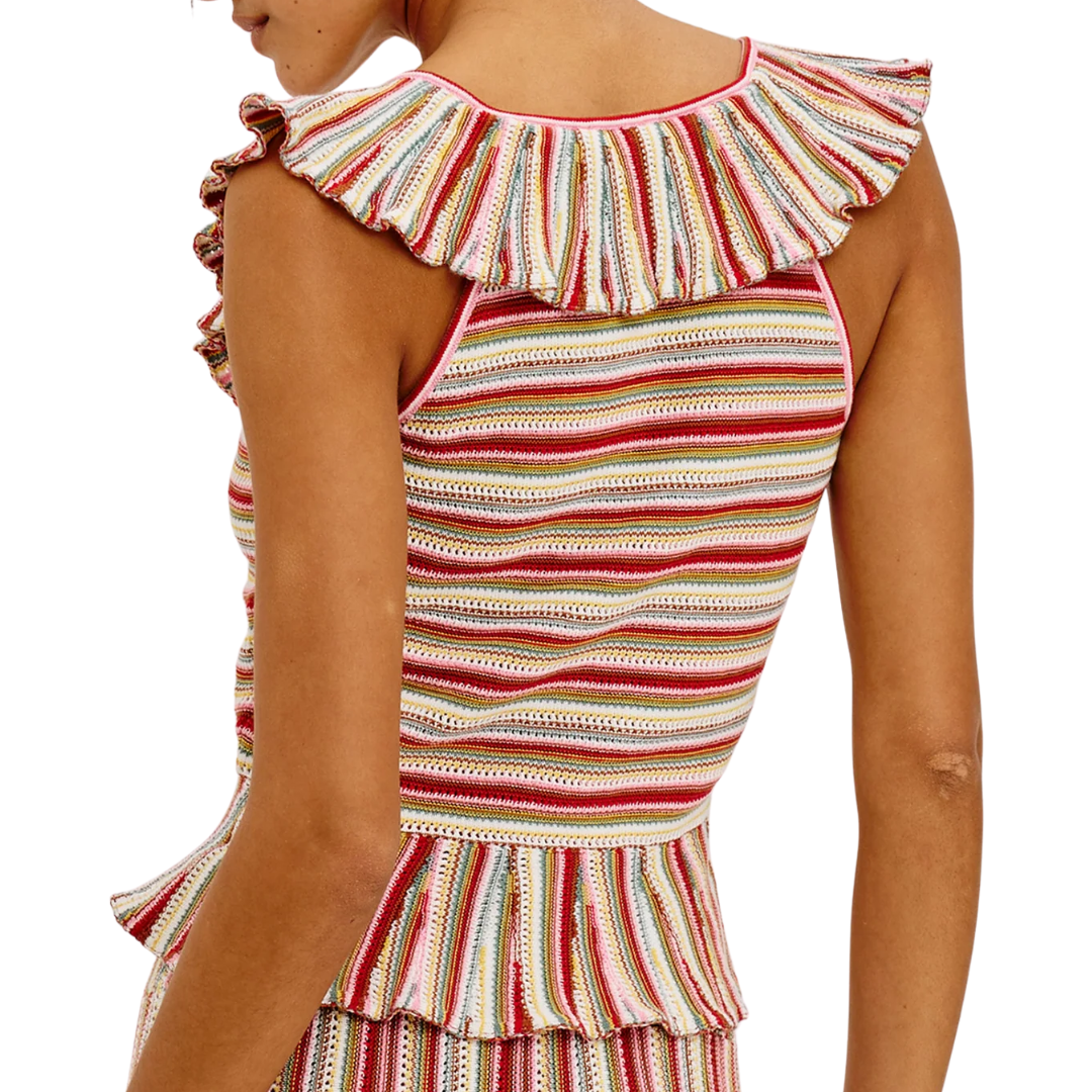 Carmelita Top in Havana Stripe