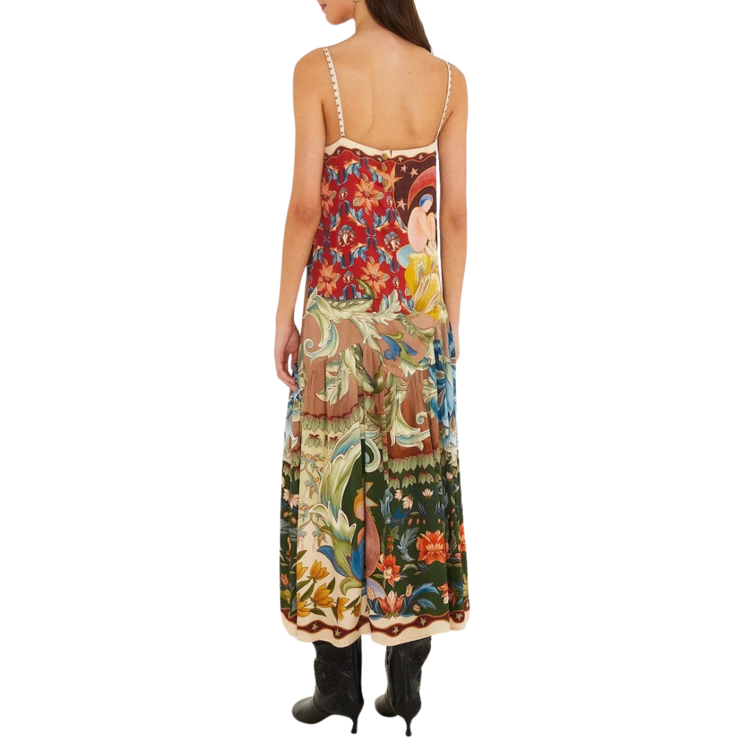 Maxi Sleeveless Dress in Lunar Boho Multicolor