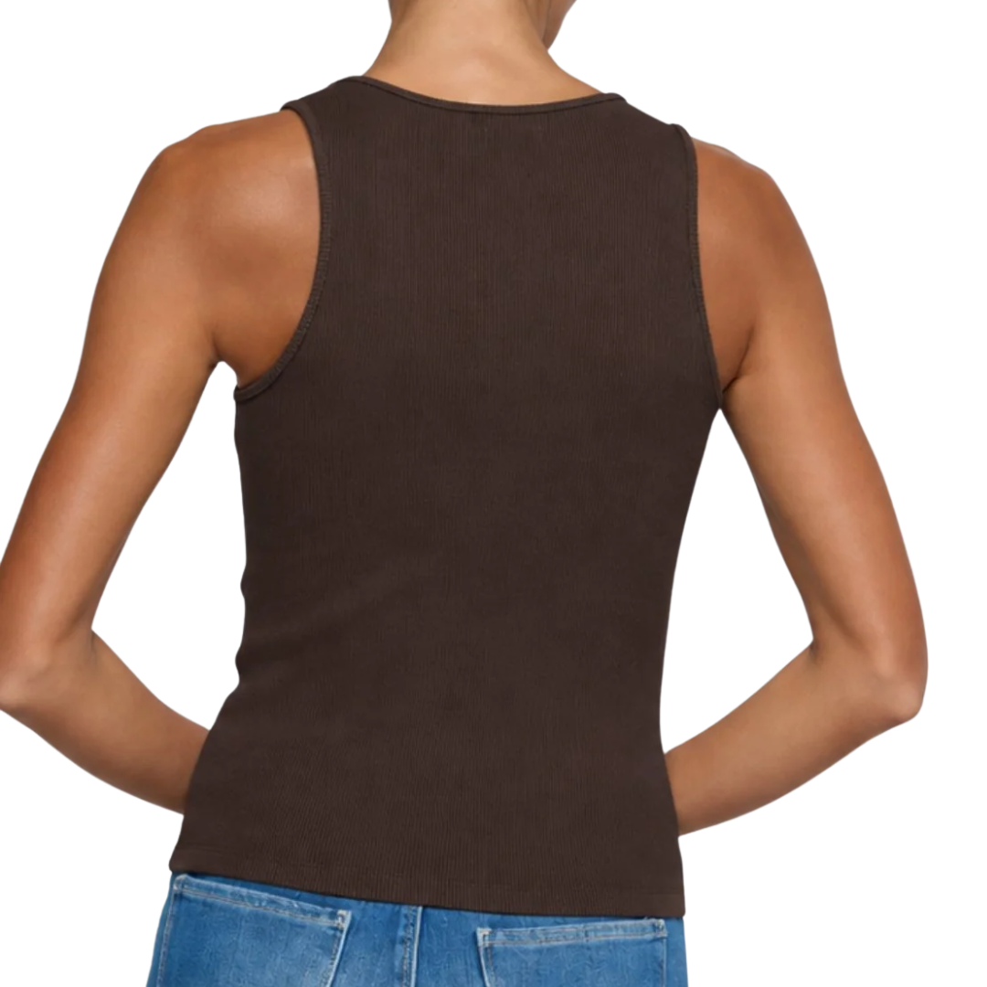 Adira Scoopneck Tank in Dark Java
