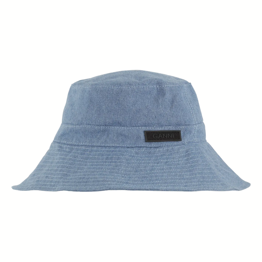 Recycled Tech Buket Hat in Denim
