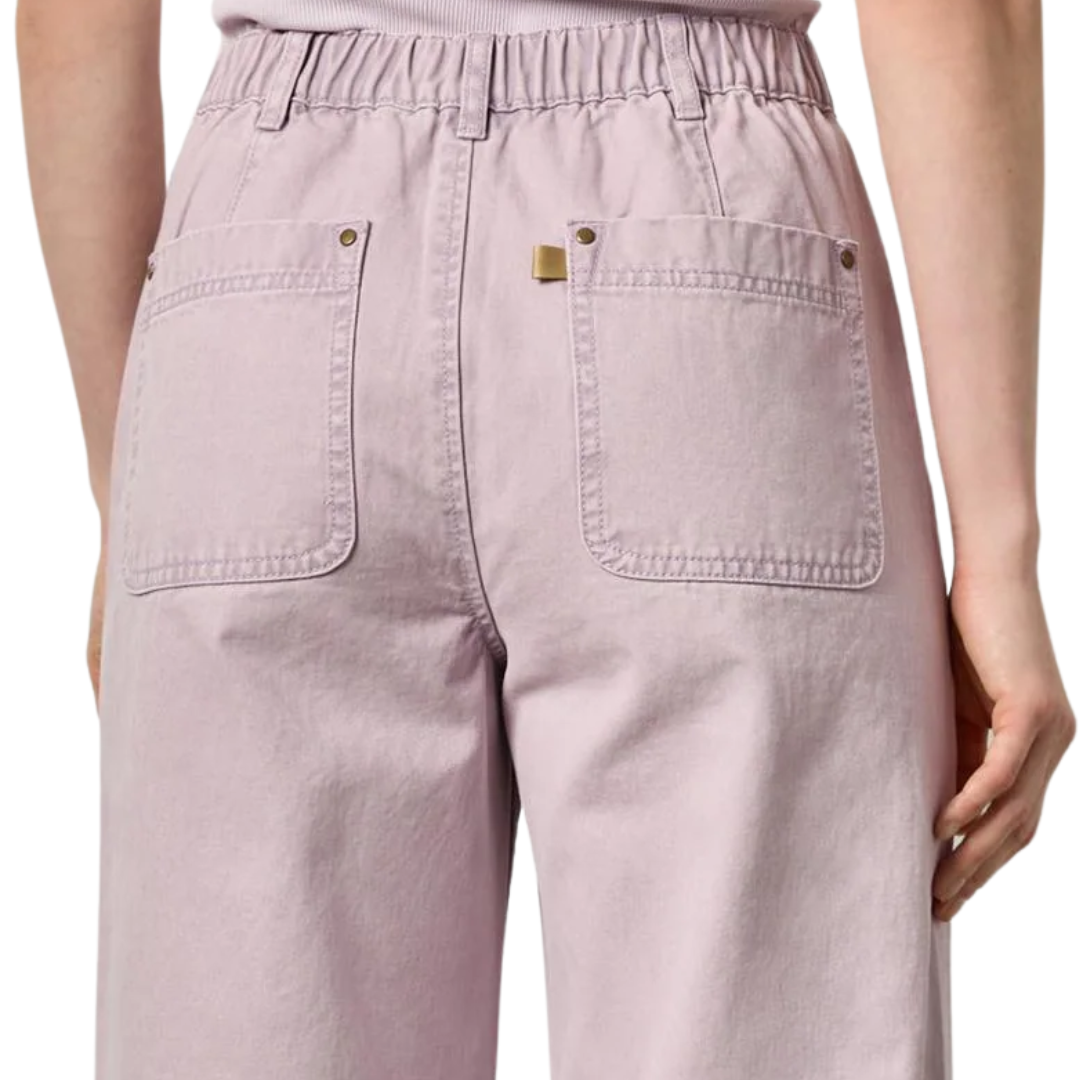 Twill Straight Pant in Thistle