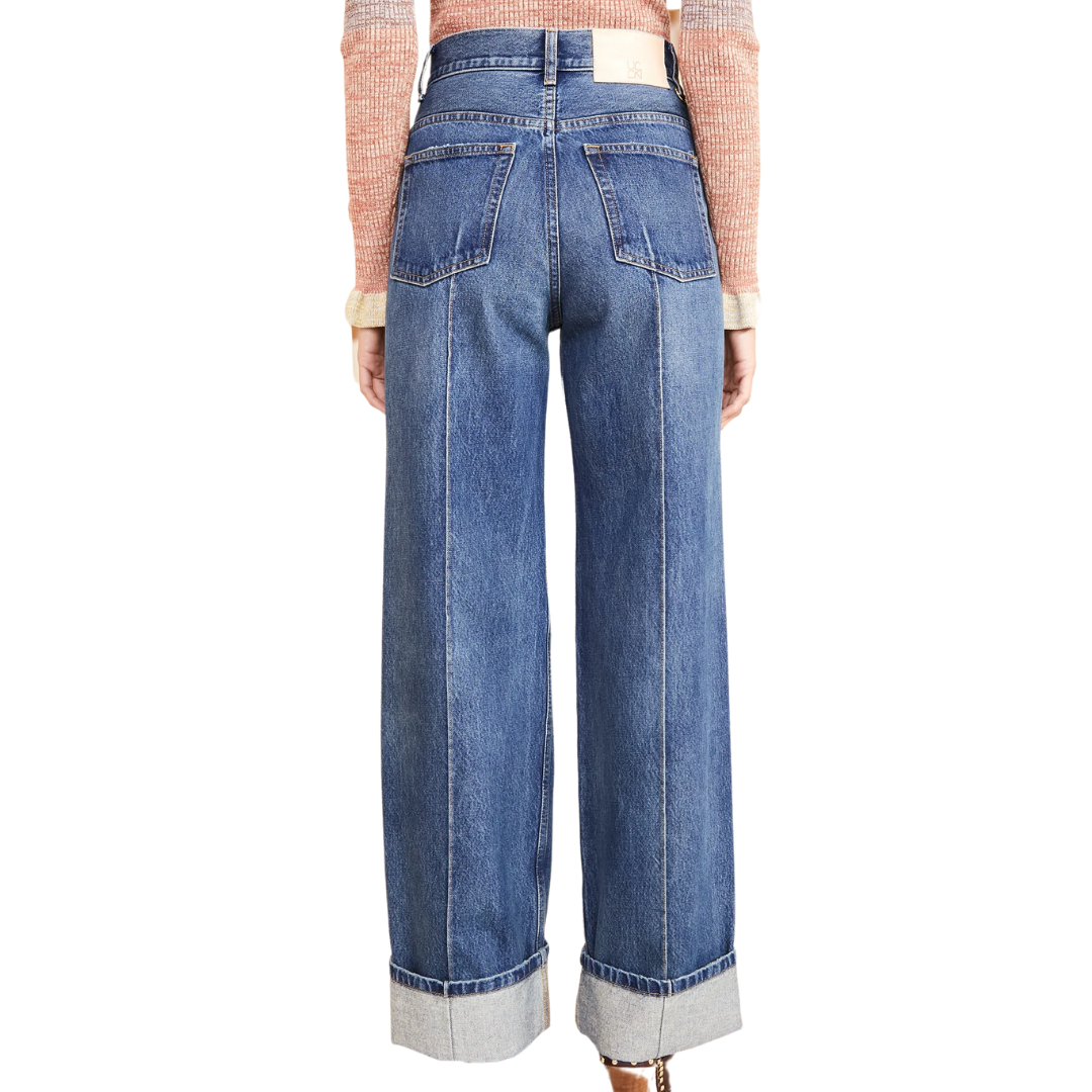 The Genevieve Jean in Danube Dark Indigo Wash
