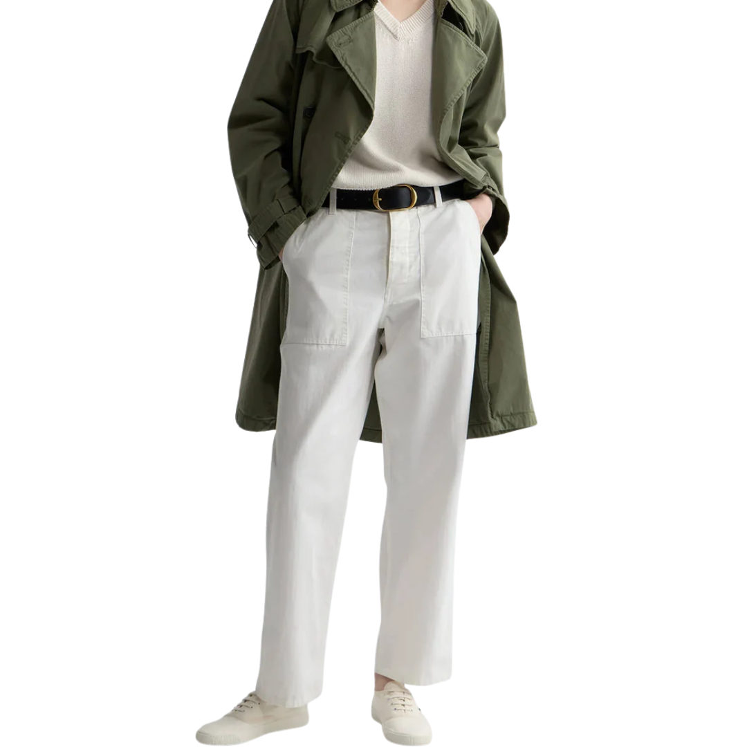 Earl Cotton Pant in Vintage Cream
