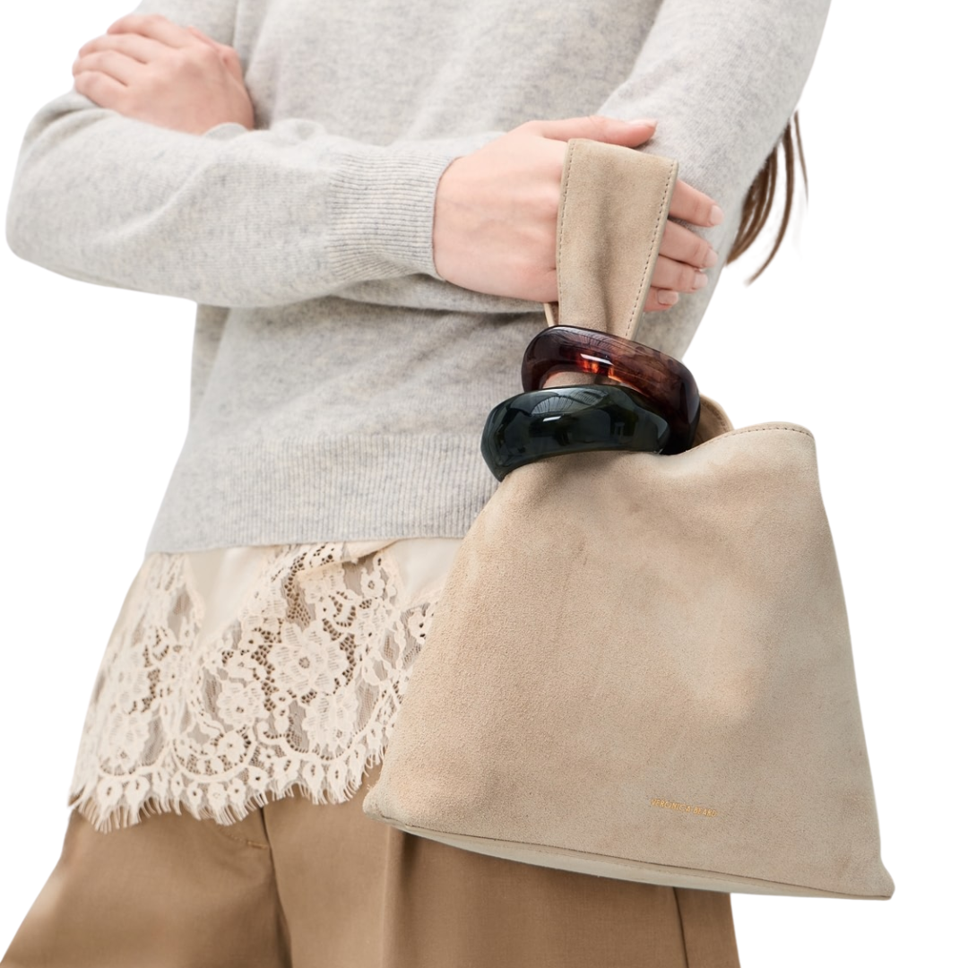 Swing Clutch in Stone Khaki