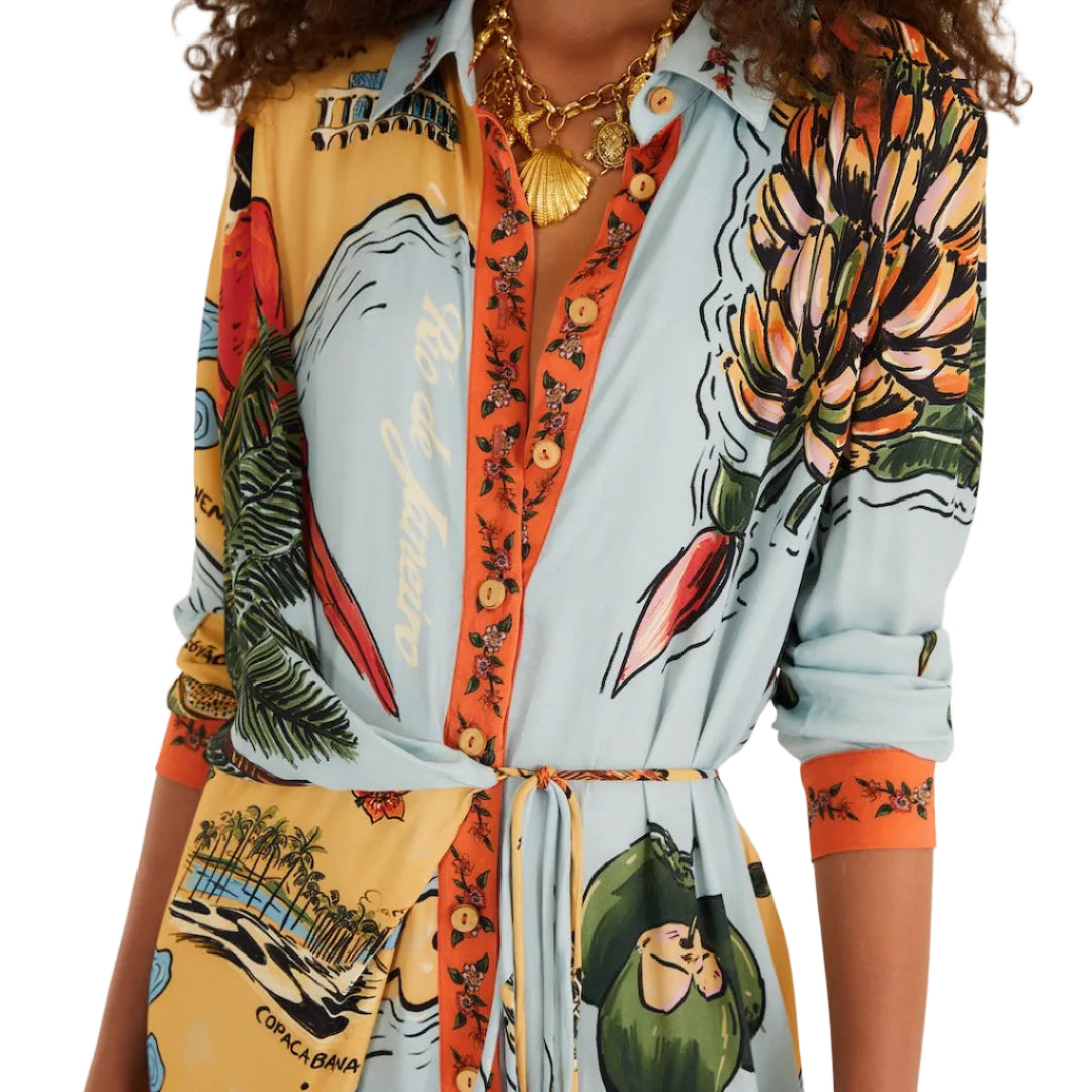 BEACHES PATH MULTICOLOR MAXI DRESS