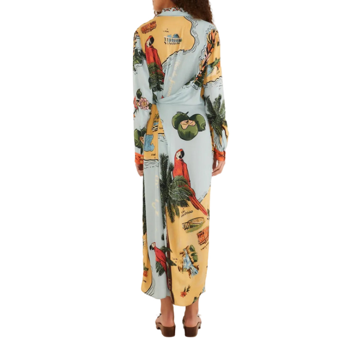 BEACHES PATH MULTICOLOR MAXI DRESS
