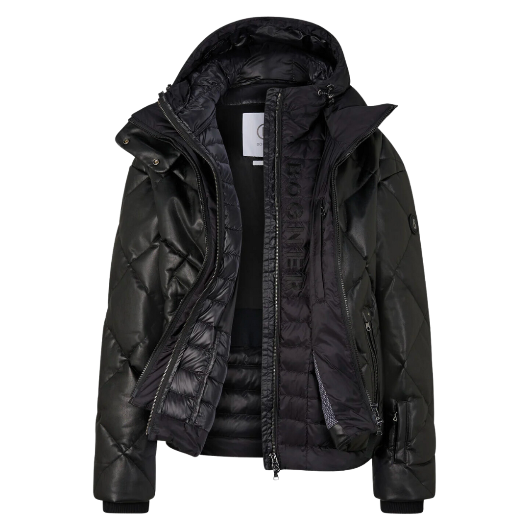 Lissi Down Ski Jacket in Black