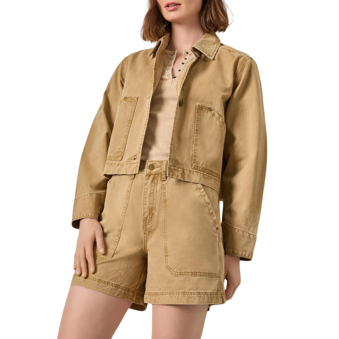 Twill Short in Buckwheat